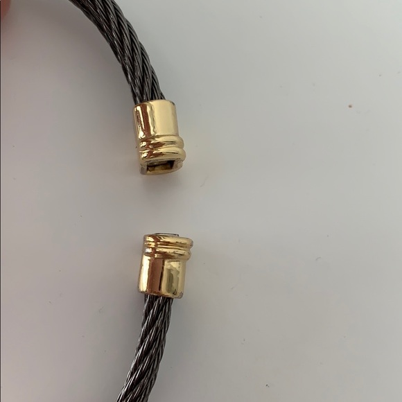 Bracelet - Gunmetal with Gold Accents - Picture 4 of 4